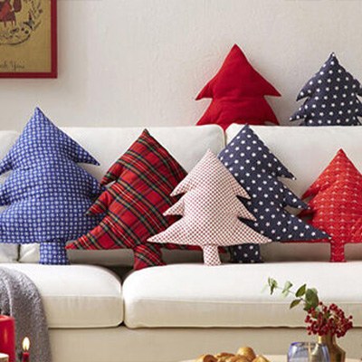 X-Tutoriel de couture pour coussin sapin de Noël