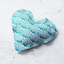 X-Étiquettes cadeaux en tissu