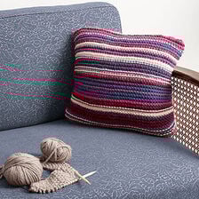 X-Tricoter une housse de coussin