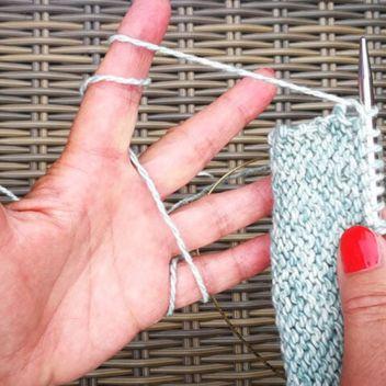 X-Méthode du tricot continental