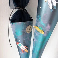 X-Fabriquer une corne d’école espace