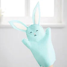 X-Coudre une marionnette lapin à main