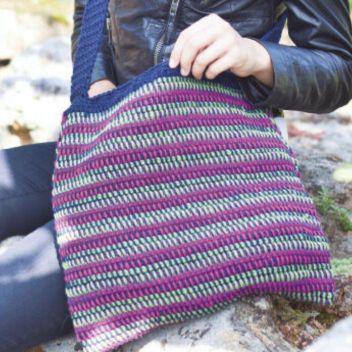X-Crocheter un sac en tunisien