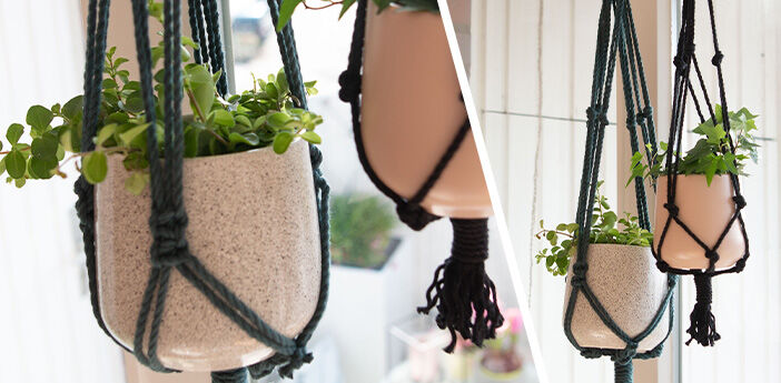 DIY] – Pour décorer : Suspension macramé pour plantes