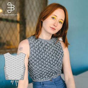 Patron Top smocké, XS-XXXL, Patron Top de couture