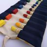 Trousse à crayons enroulable, trousse à crayons Waldorf thumbnail number 1
