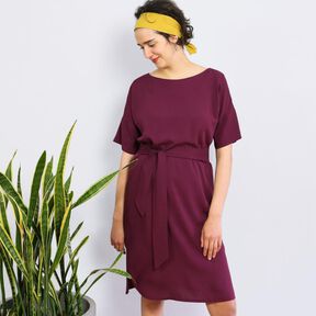 MADAME META - Robe décontractée à large ceinture XS-XXL