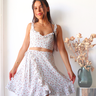Koli Top | Crop bustier et haut avec laçage et volant thumbnail number 5