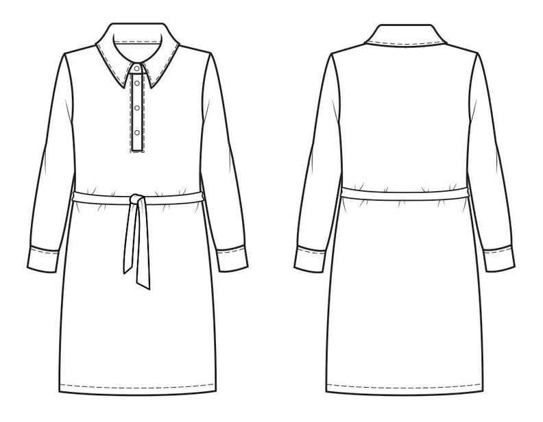 Robe Sodie Patron de Couture image number 3