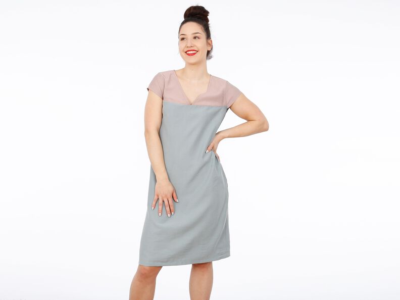 Madame ALVA - robe d’été avec col en V et poches XS-XXL image number 3