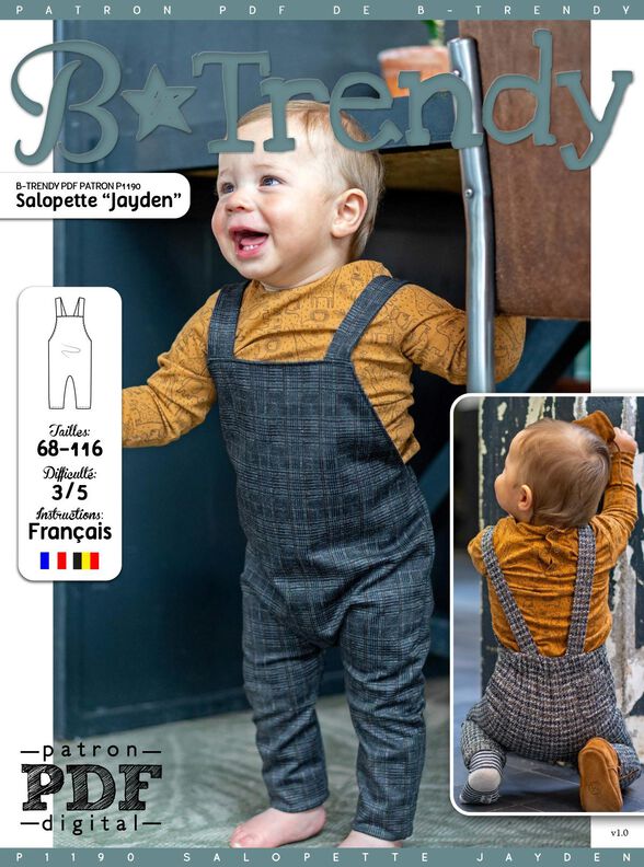 Salopette Jayden Patron de Couture image number 2