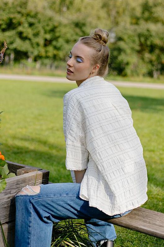 Chemise Patron XS-XXXL. Blouse courte Patron de couture image number 2