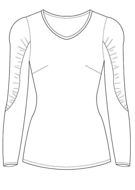 Haut PETITE Rumba 34-46 PDF A4, A0 tutoriel imagé image number 7