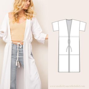 Boho Cardigan /Veste / Robe de chambre T34-44
