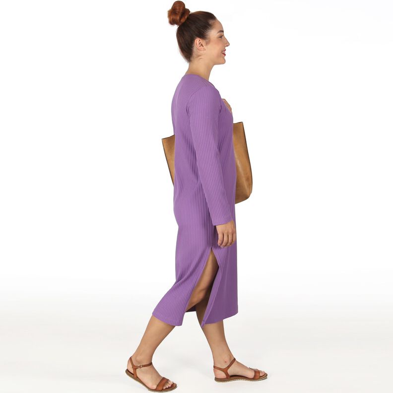 Robe droite fendue - Madame NORA - XS-XXL image number 7
