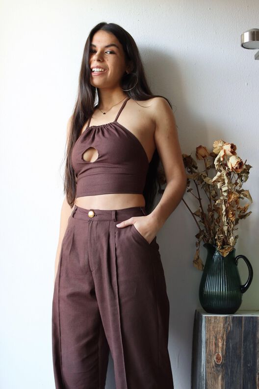 Patron Tonatiuh | Robe et haut avec laçage dans le dos image number 7
