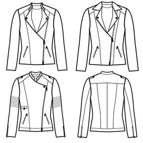 Veste LOLA 34-54 PDF A4, A0 