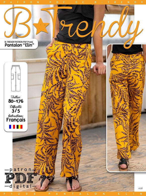 Pantalon Elin Patron de Couture image number 2