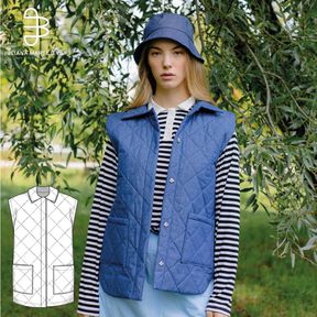 Patron Gilet matelassé , XS-XXXL, Patron de couture