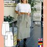 Jupe cargo patron XS-XXXL. Jupe mi-longue patron  thumbnail number 7