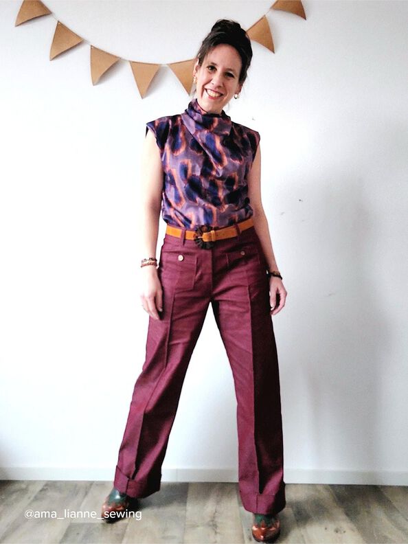 Pantalon pour femme Émilie – Pommé image number 2