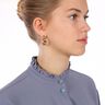 Madame LANA - elégante blouse à col volanté -  XS-XXL thumbnail number 3