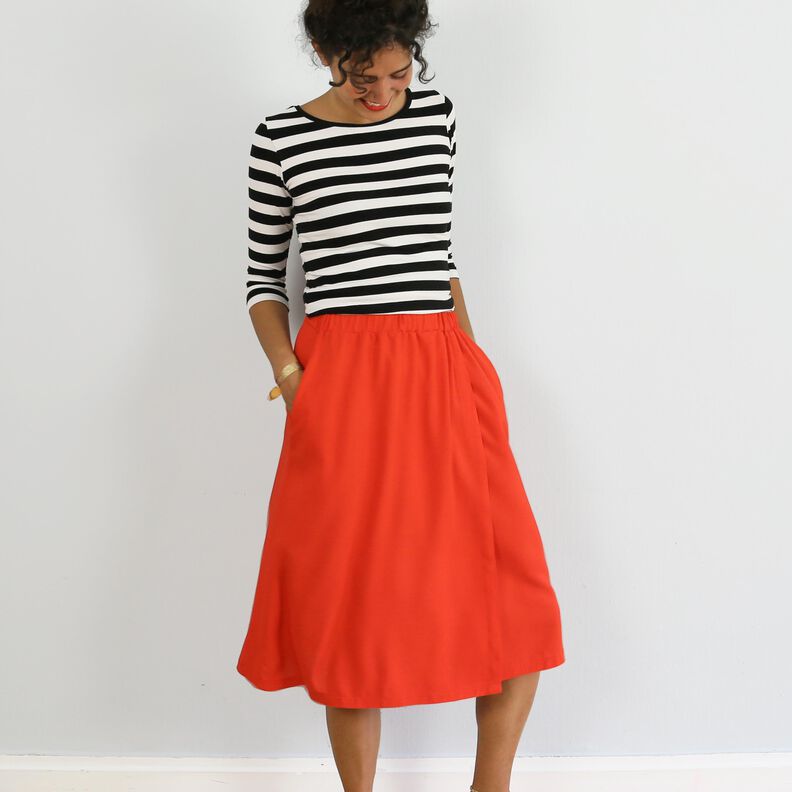Madame GINA - Jupe façon cache-cœur XS – XL image number 4