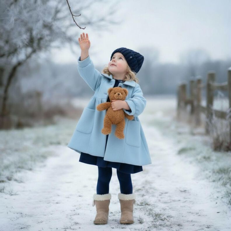 Manteau pour enfant Ninette taille 86-170 Patron à coudre image number 8