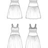 Patron de couture robe d'été, XS-XXXL Patron de couture thumbnail number 7