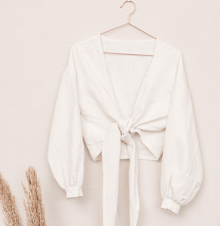 Blouse/ Shirt/ Chemisier Patron de Couture PDF - T34-44 image number 9