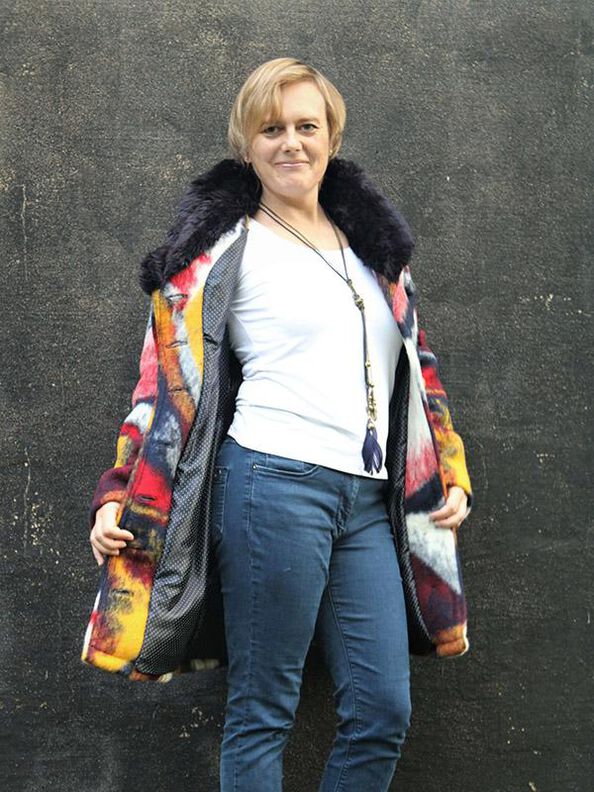 Manteau ou veste NATALJA 34-54 PDF A4, A0 tutoriel imagé image number 6