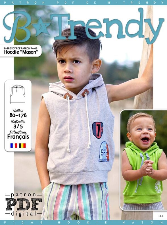 Hoodie MASON Patron de Couture image number 5