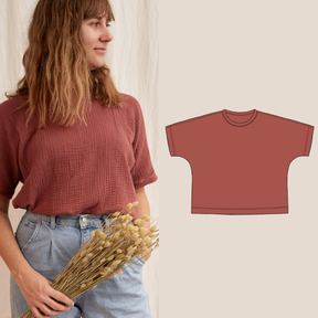 T-Shirt Clove - oversize/ Blouse/ Robe - XS au XXL