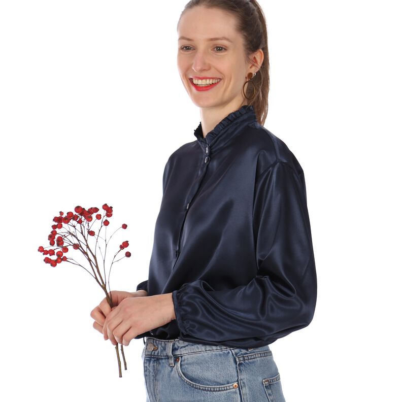 Madame LANA - elégante blouse à col volanté -  XS-XXL image number 6