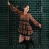 Robe Tonalco | Manches Longues et Cloche | Robe d'Automne thumbnail number 7