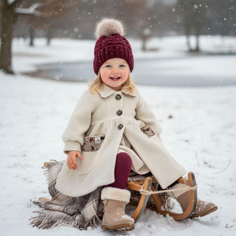 Manteau pour enfant Ninette taille 86-170 Patron à coudre image number 10