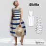 Patrons Robe Sibilla | Robe en lin avec jupe ballon thumbnail number 1