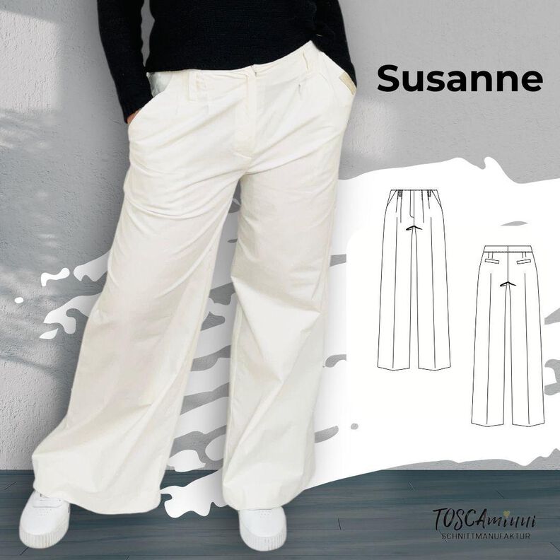 Patron Pantalon Marlène | incl. vidéo de couture image number 1