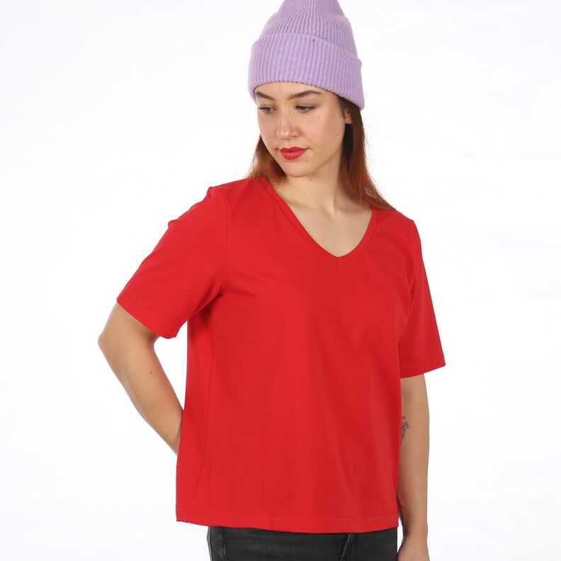 Madame KAY - t-shirt avec col V XS-XXL image number 6