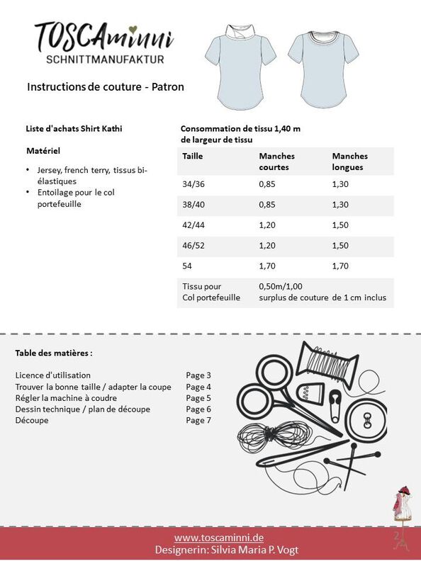 Shirt Kathi Taille 34-54 Patron image number 7