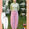 Patron pantalon avec instructions, XS-XXXL, Patron couture thumbnail number 7