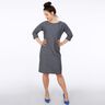 Madame ELLY - Robe seyante avec ceinture XS-XXL  thumbnail number 3
