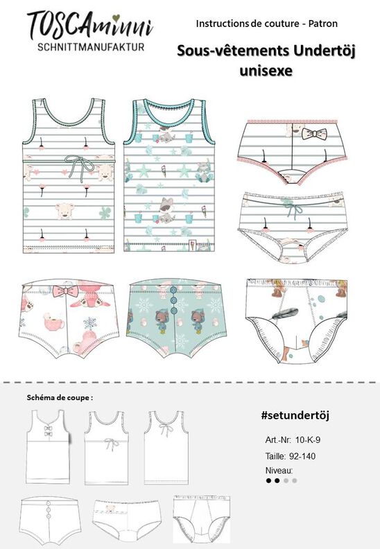 Sous-vêtements pour enfants tailles 92-140 Patron image number 4