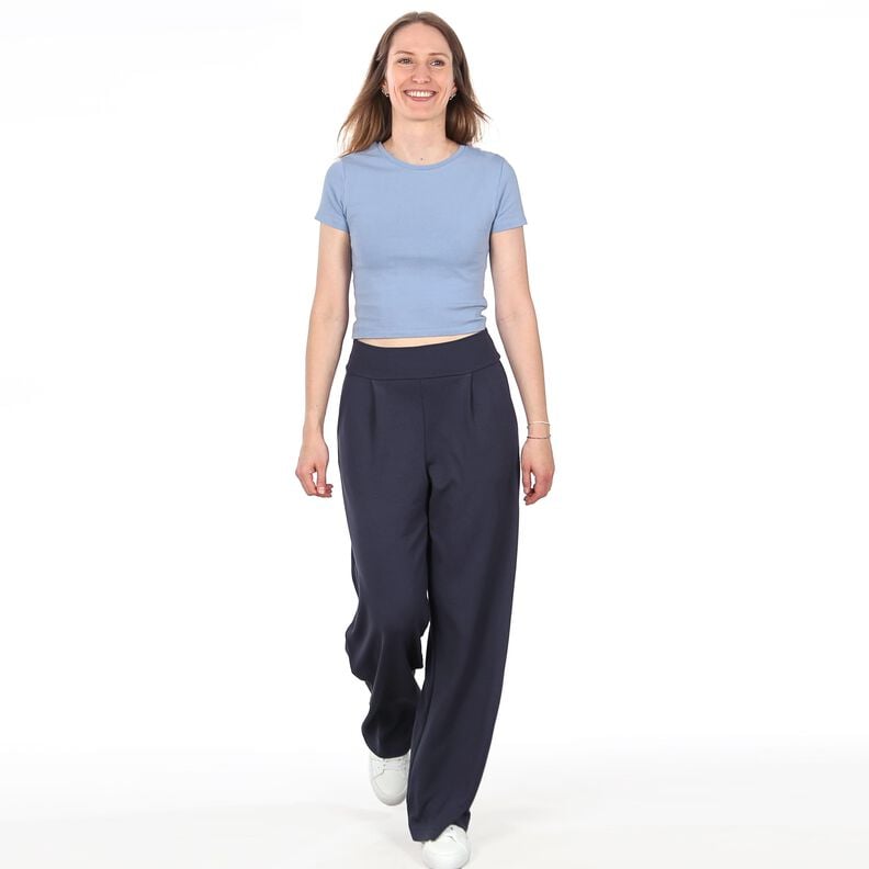 Madame ADA - Pantalon en jersey large à plis XS-XXL image number 6