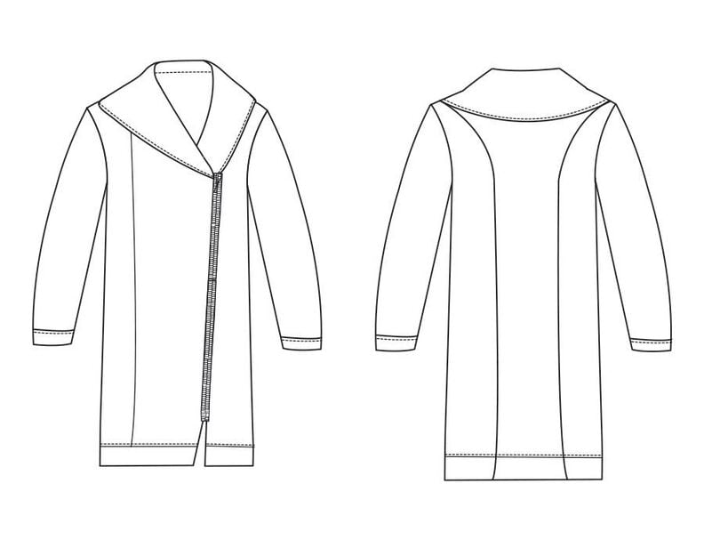 Manteau LIANNE Patron de Couture  image number 3