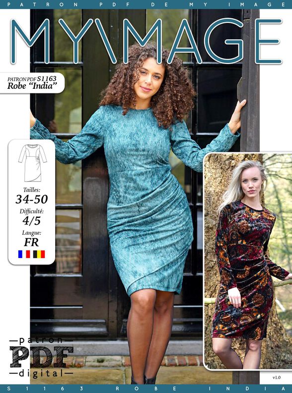 Robe India Patron de Couture image number 2