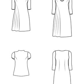 Robe ou Top MYA 34-54 PDF A4, A0 