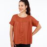 MADAME SUZY - Chemisier ample froncé  XS-XXL thumbnail number 4