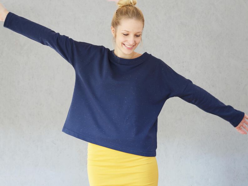 Madame ISA Pull avec col droit XS-XL image number 2