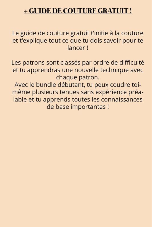 Patrons pour débutants Bundle , XS-XXXL, Patrons de couture image number 4